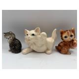 Vintage cat figurines