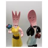 Vintage anthropomorphic Souvenir S & P shakers