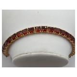 Sterling silver gemstone bracelet