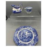 Spode Blue Italian creamer & more