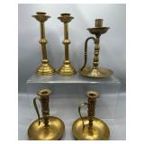 Vintage Brass candle holders