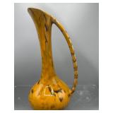 Vintage California drip glaze art vase