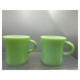 Vintage Jadeite Fireking cups