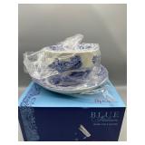 Spode Blue Italian jumbo cup and saucer