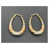 14k gold hoop earrings