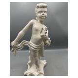 White porcelain Cherub figure