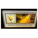 Vintage Falstaff Beer Americana Motion Sign Clock