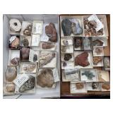Crystals, rocks and minerals