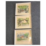 Set of 3 William McK Spierer prints