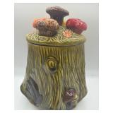 Vintage mushroom cookie jar