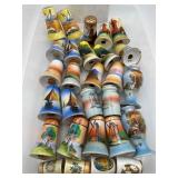 Vintage hand painted salt & pepper shakers