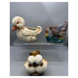 Vintage duck planters & more