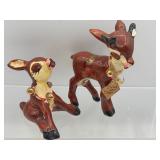 Vintage Christmas dear and dearest S & P shakers