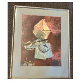 Raymond Kanelba The little musician framed print