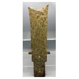 Chinese carved stone Zhang blade