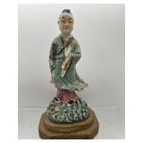 Vintage Chinese porcelain lamp base