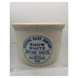 Vintage Sunshine Dairy crock