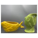 Le Bow fish vase & more