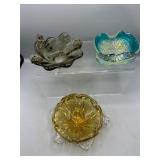 Art glass ashtrays