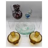 Art glass elephant and more