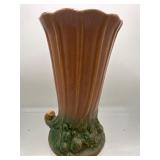 Vintage McCoy cornucopia vase