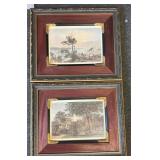 Mallee Scrub & the narrows framed prints