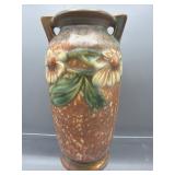Roseville pottery Dahlrose vase