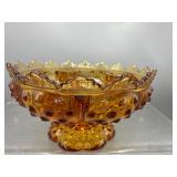 Fenton art glass centerpiece candle holder