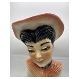 Vintage Bonnie head vase ceramic arts studio