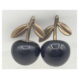 Vintage Bakelite cherry S&P shakers
