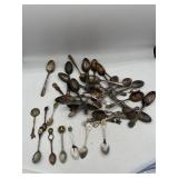 Assorted silverplate spoons & forks
