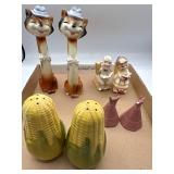 Vintage corn & other salt & pepper shakers