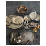 Large lot of silver plate