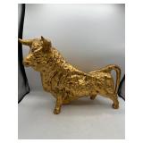 Large bull sculpture
