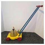 Vintage Playskool Wooden Push Toy