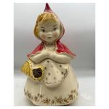 Vintage Hull red riding cookie Jar