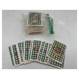 Vintage Pac-Man rub off game cards