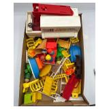 Vintage Fischer price fire rescue & more toys
