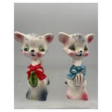 Vintage Anthropomorphic Kitties salt & pepper