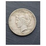 1924 silver peace dollar