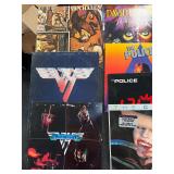 Van Halen and other vinyl record albums