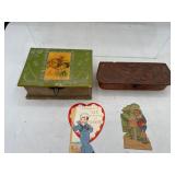 Vintage Valentineï¿½s & antique jewelry boxes
