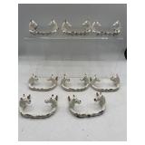 White cast iron equestrian handles