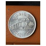 1934 Union Pacific train token