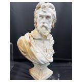Plaster bust