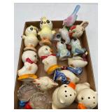 Vintage ducks & other salt & pepper shakers