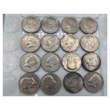 20 bicentennial Kennedy half dollars