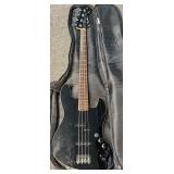Fender jazz bass aerodyne electric guitar and case