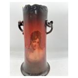 Antique Warwick IOGA Victorian lady vase