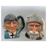 Royal Doulton Toby jug mugs